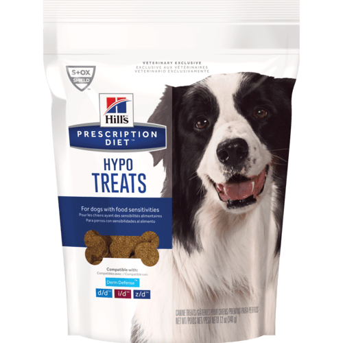 Hills Prescription Diet Canine Hypo Treats snacks y premios