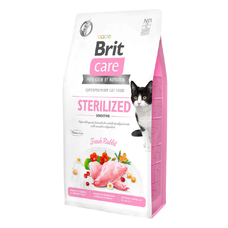 BRIT CARE CAT GRAIN FREE STERILIZED SENSITIVE 2 Kg