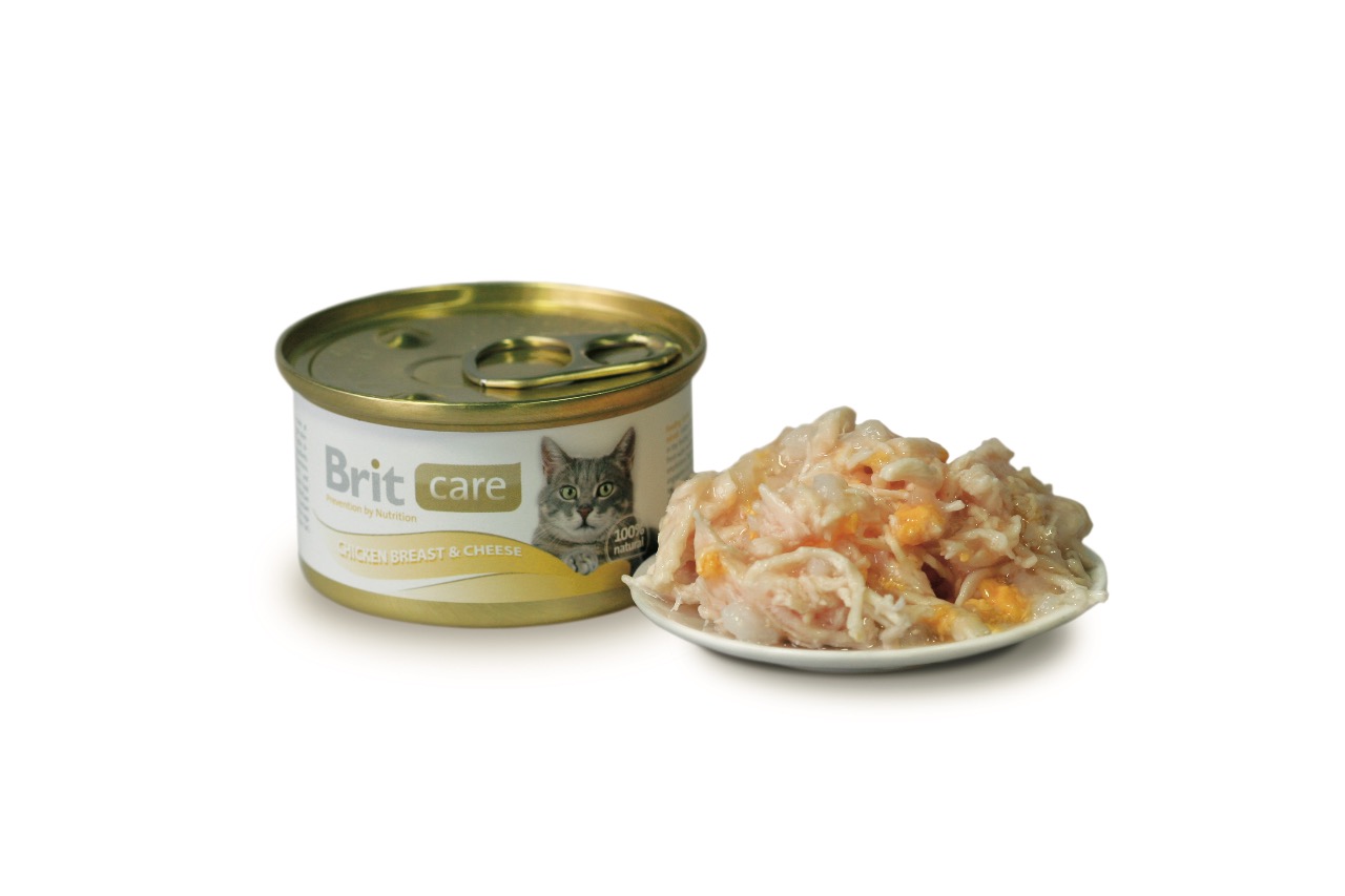 BRIT CARE CAT CHICKEN BREAST lata