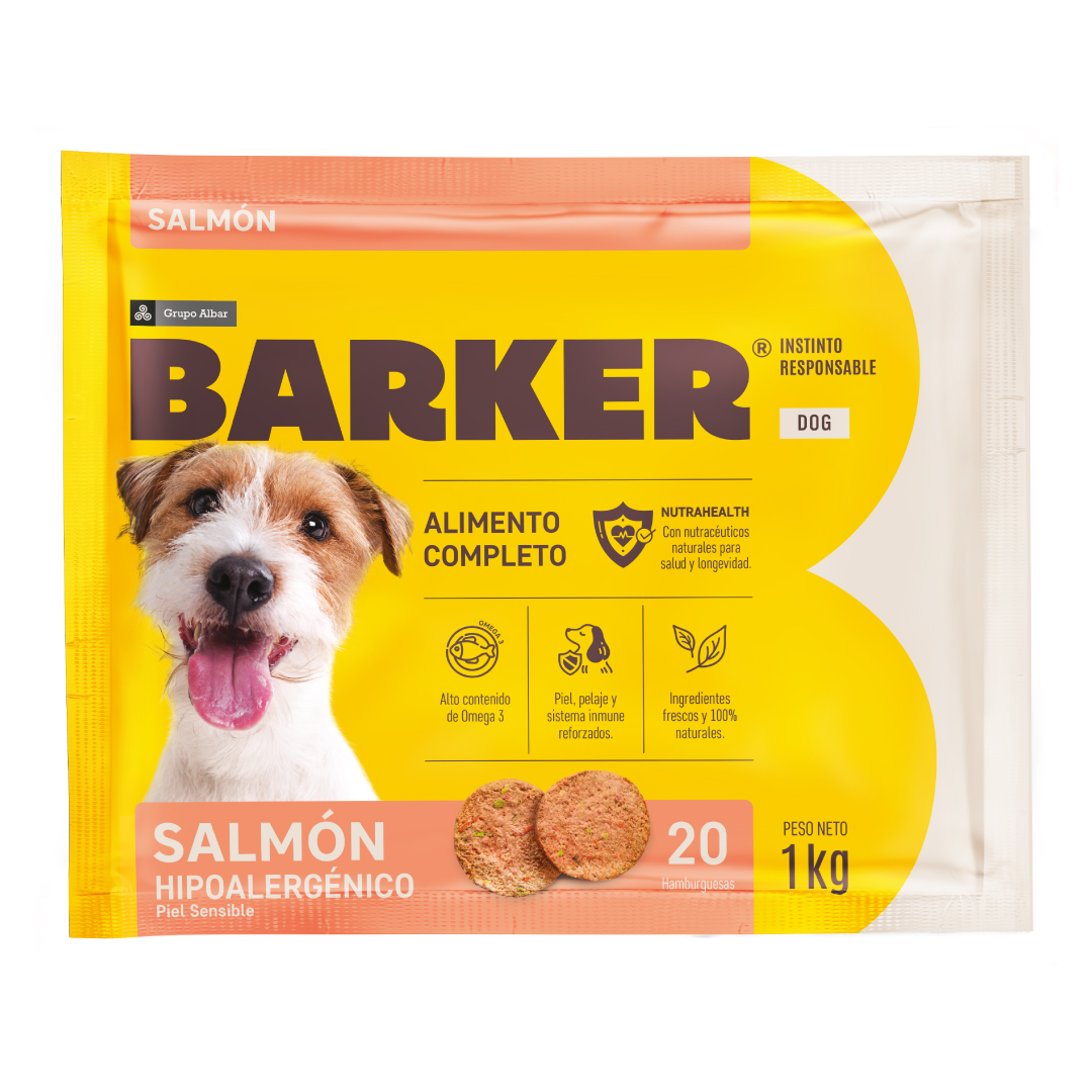 Barker Hamburguesas de salmón 20 unid-1 Kg