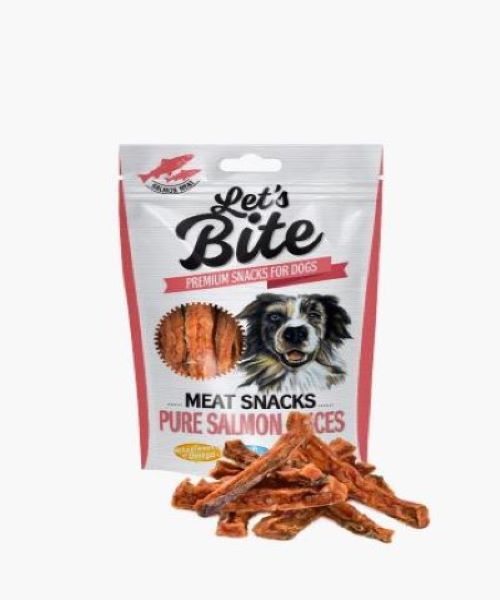 Brit LET'S BITE MEAT SNACKS SALMON SLICES