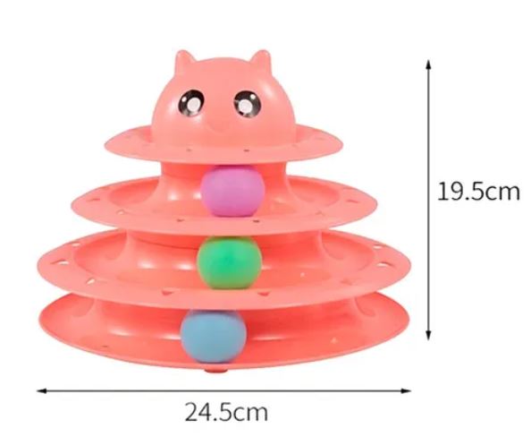 Laberinto circular cats rosa-1