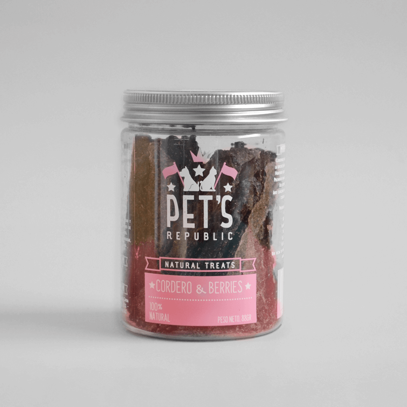 Pet´s Republic Cordero y Berries snacks y premios