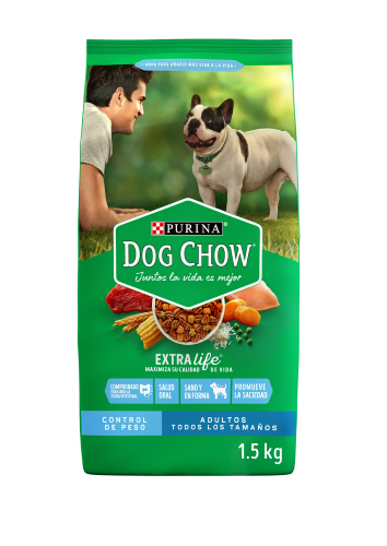 Dog Chow Adultos control peso todos los tamaños 1.5 Kg