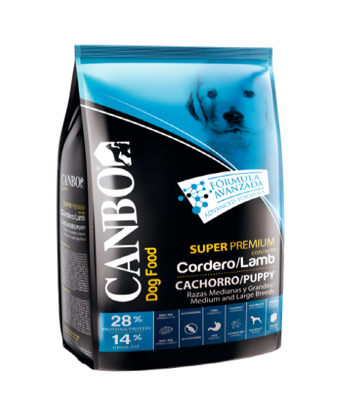Canbo Cachorros razas medianas y grandes Cordero 15 Kg