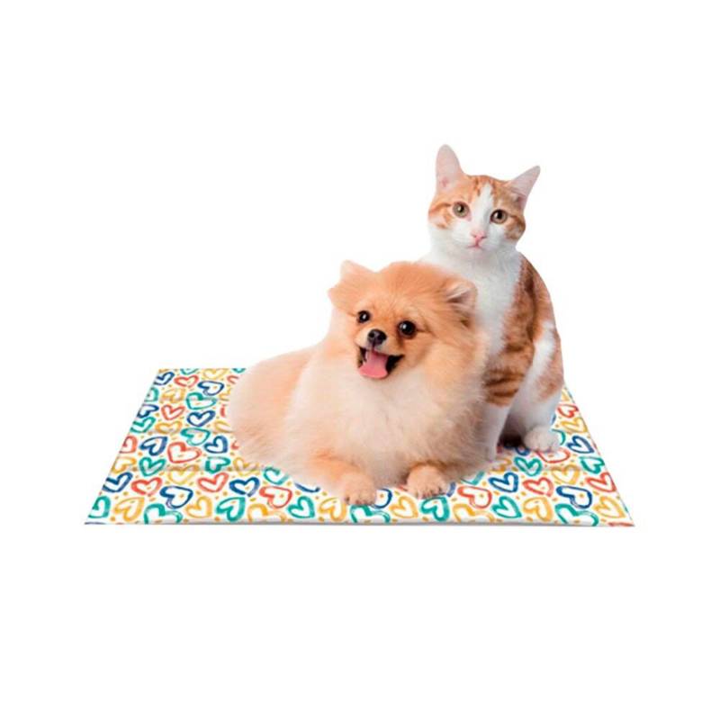 Cool Mat Corazones L 50 x 90 cm-1