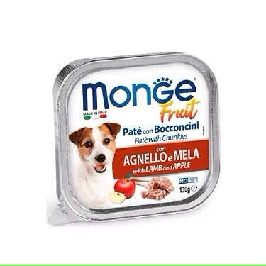 Monge Fruit Cordero y Manzana 100 gr