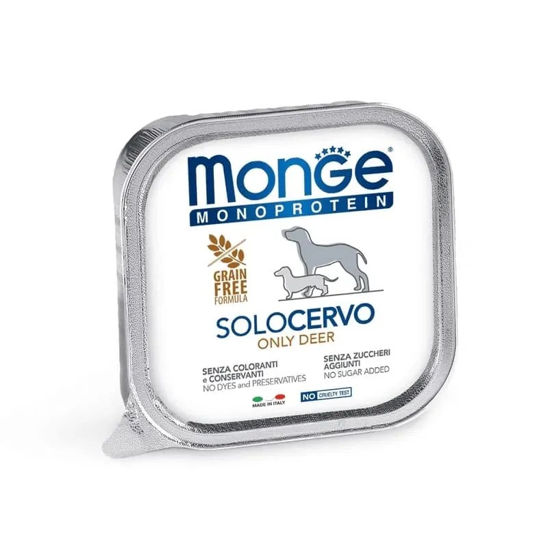 Monge Monoprotein Ciervo 150 gr.