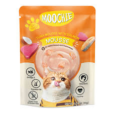 Moochie Cat Mouse Pouch Tuna Mousse With Salmon 70 Gr