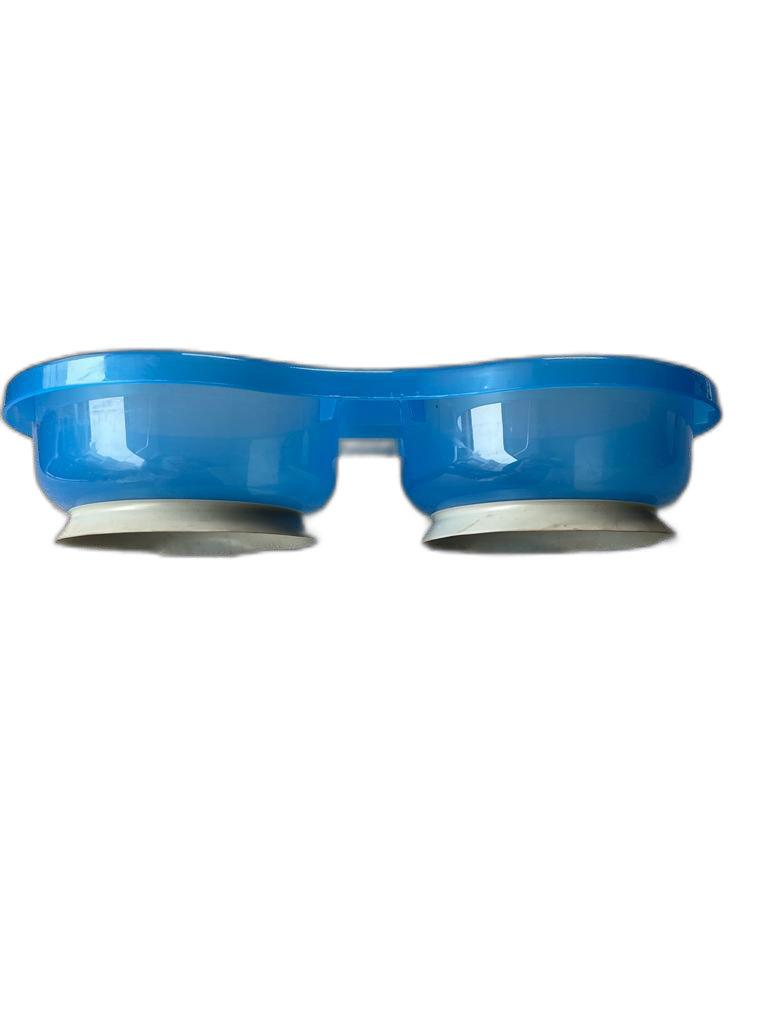 AcceCan Plato Doble Sky Blue con chupón