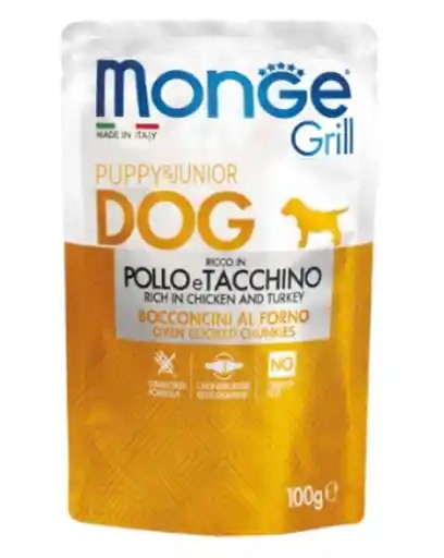 Monge Grill Puppy pollo y pavo 100 gr