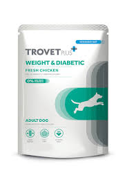 Trovet Plus Weight & DIabetic Fresh Chicken Canine Pouch 300 gr
