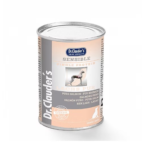 Dr. Clauder´s SELECT MEAT SENSIBLE SALMON 99% perros lata 400 gr